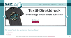 Desktop Screenshot of flockshop.de